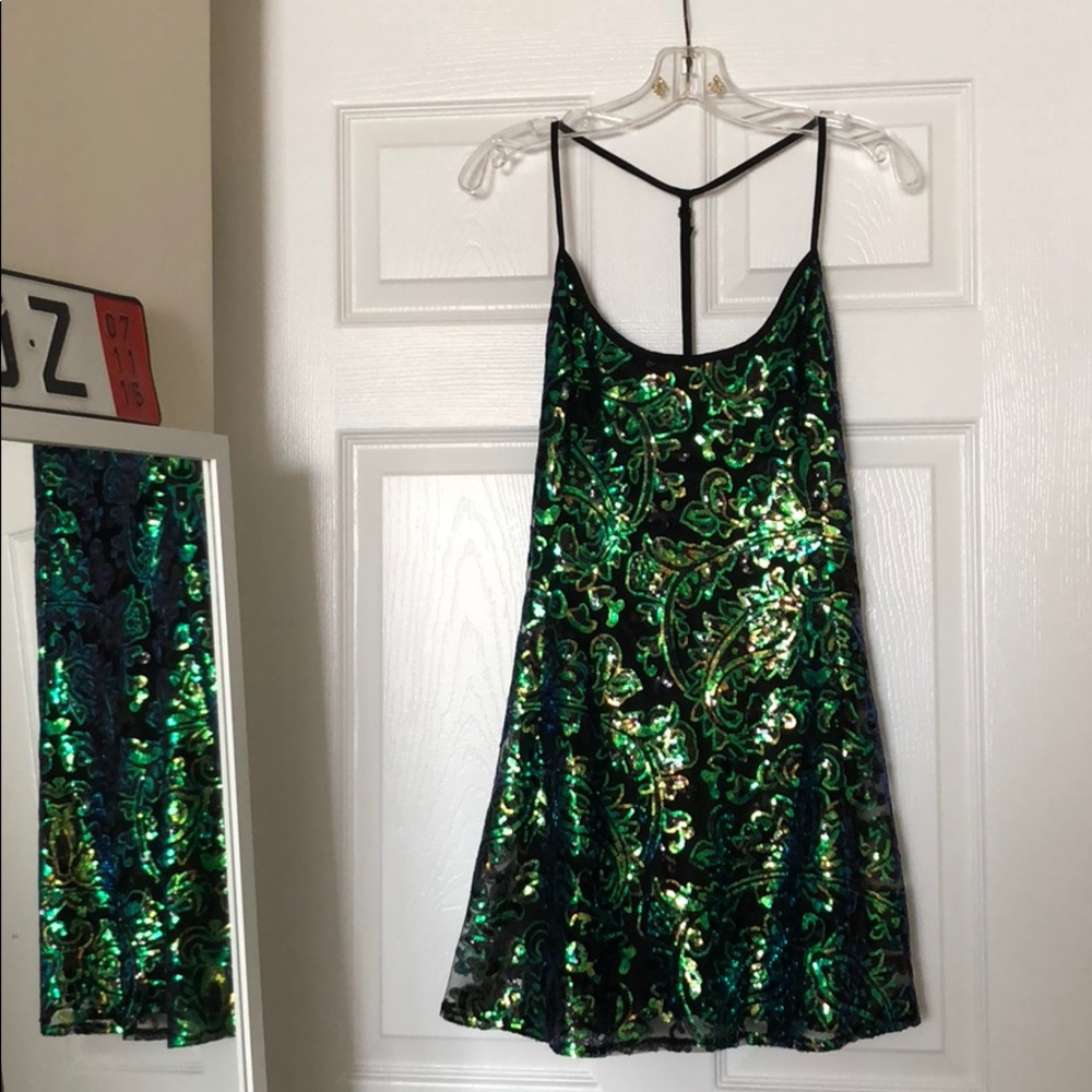 Mermaid sparkle shift dress